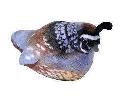 AUDUBON II CALIFORNIA QUAIL STUFFED ANIMAL W/SOUND - 5