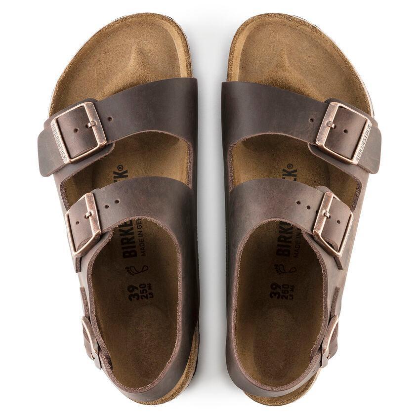 MILANO OILED LEATHER SANDAL