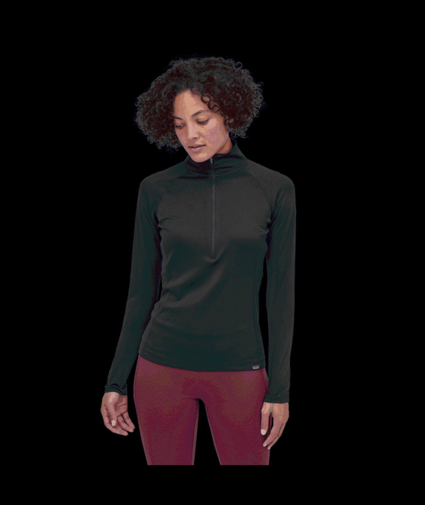 WOMENS CAPILENE MIDWEIGHT 1/2 ZIP