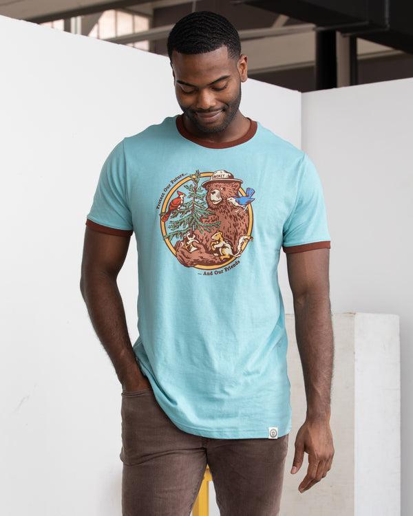 SMOKEYS FRIENDS RINGER TEE