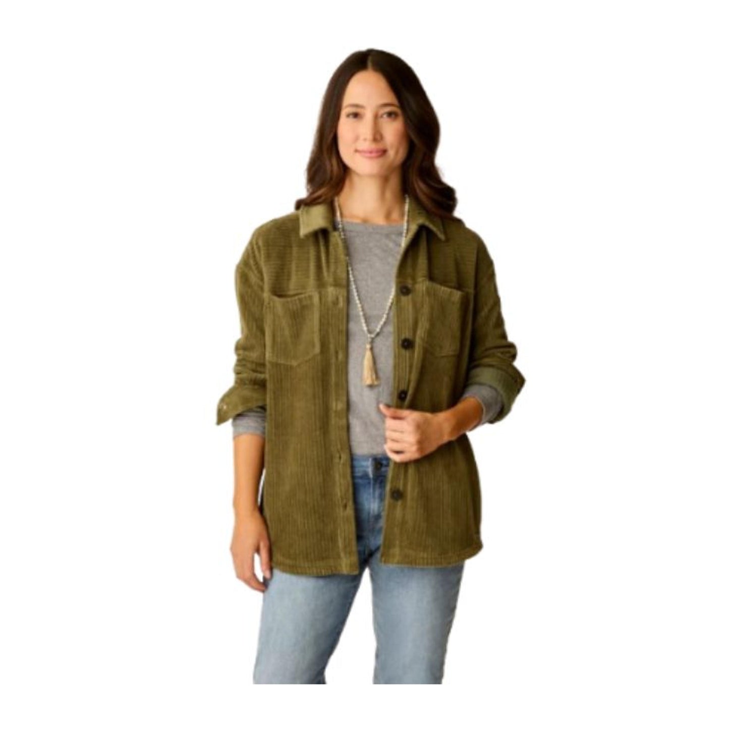 HUDSON STRETCH CORD SHACKET