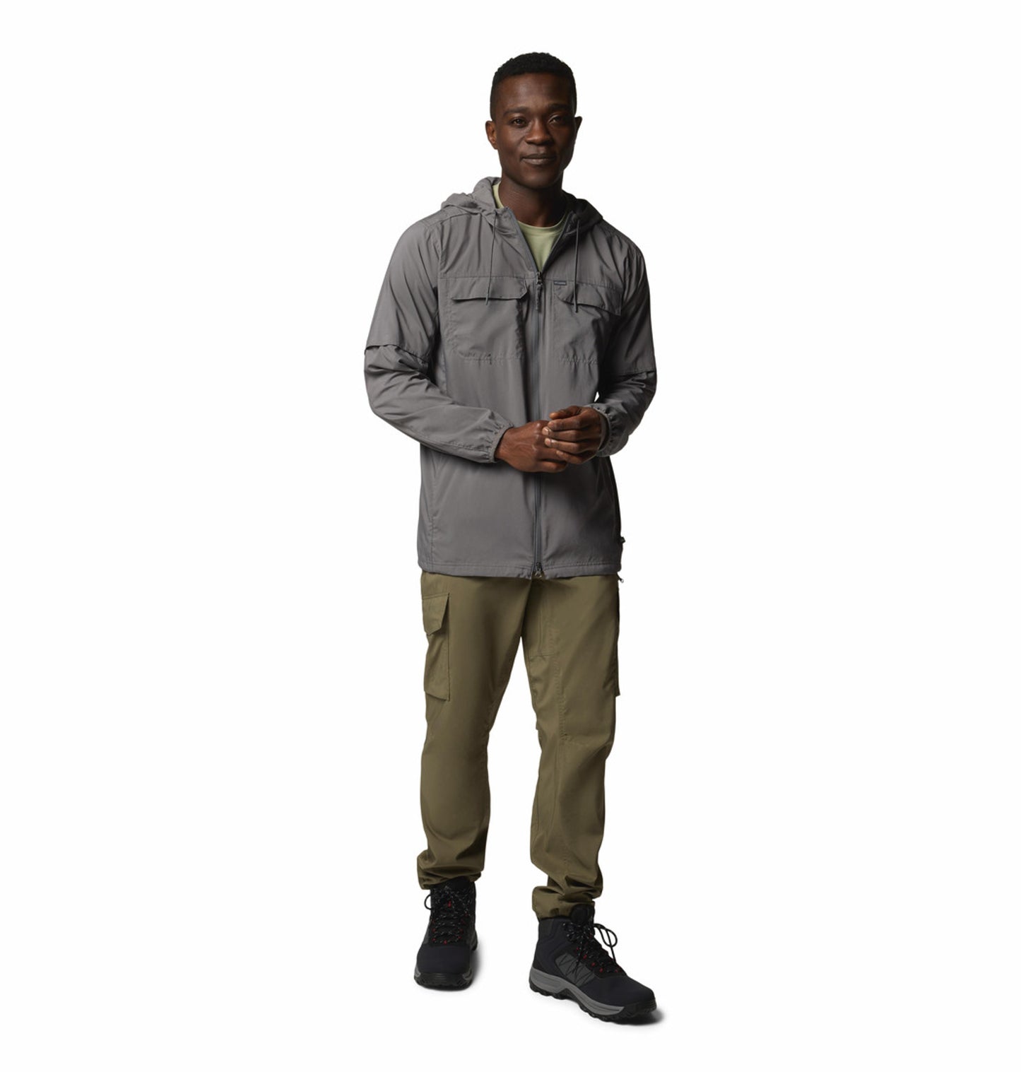 SKIEN VALLEY HOODED LONG SLEEVE SHIRT