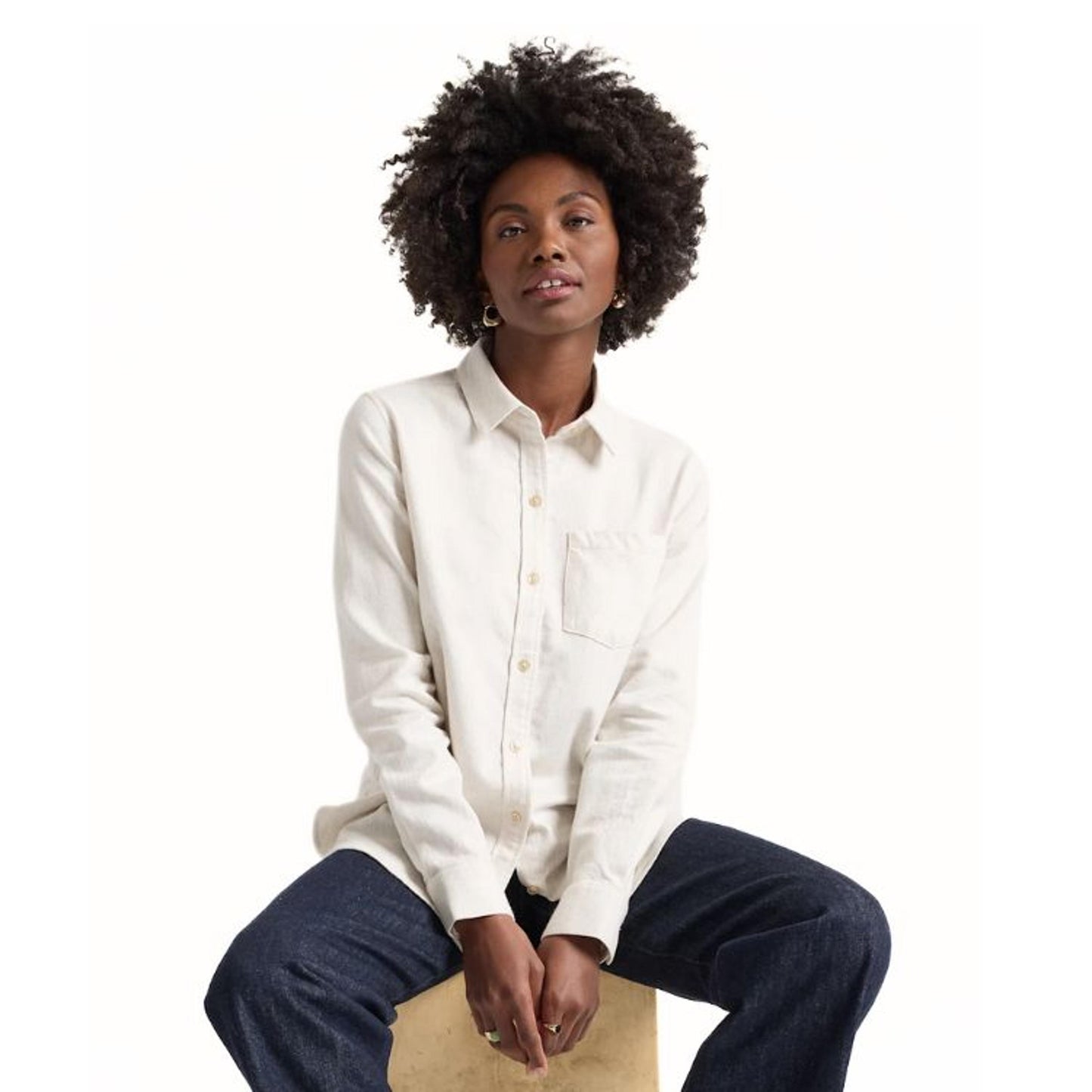 RELAXED FLANNEL SHIRT