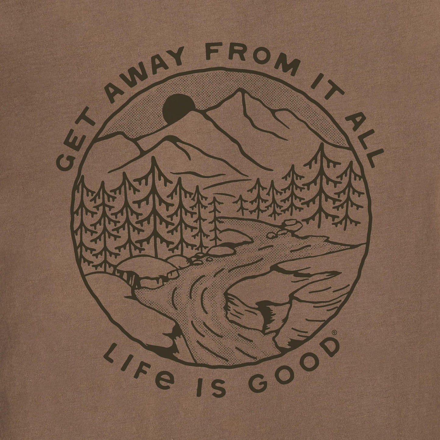 MENS GET AWAY FROM IT ALL MOUNTAINS SHORT SLEEVE SHIRT
