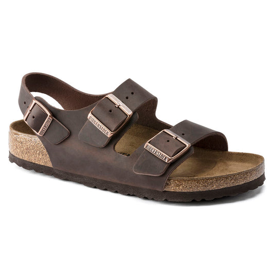 MILANO OILED LEATHER SANDAL
