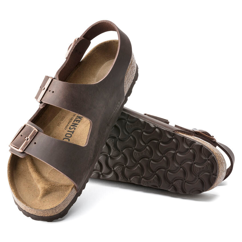 MILANO OILED LEATHER SANDAL