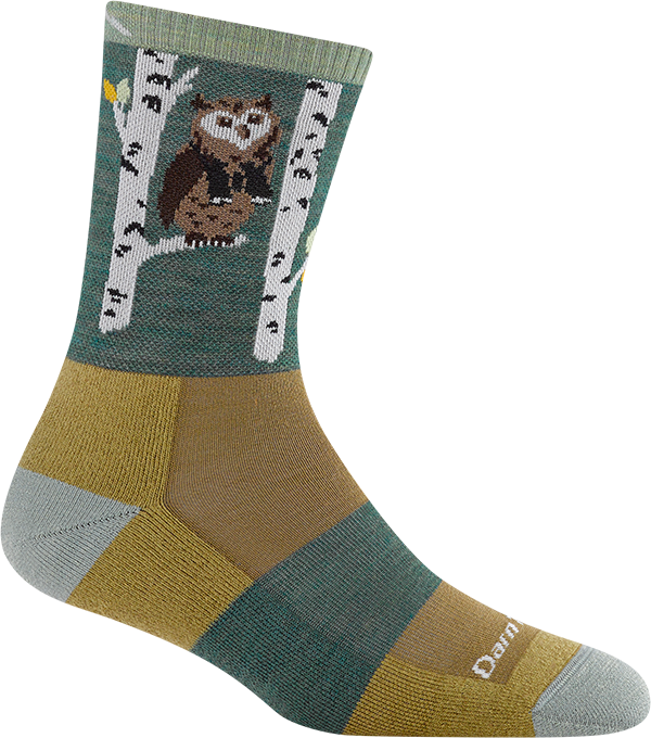 WOMENS CRITTER CLUB MICRO CREW LIGHTWEIGHT W/CUSHION