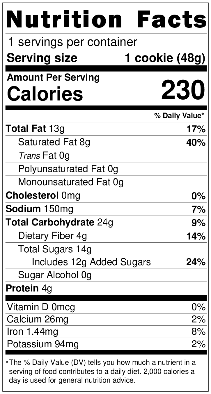 ALMOND CRANBERRY COOKIE