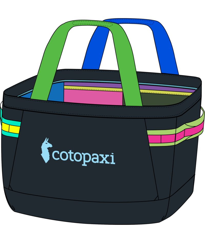 ALLPA 60L GEAR HAULER TOTE - DEL DIA DARK