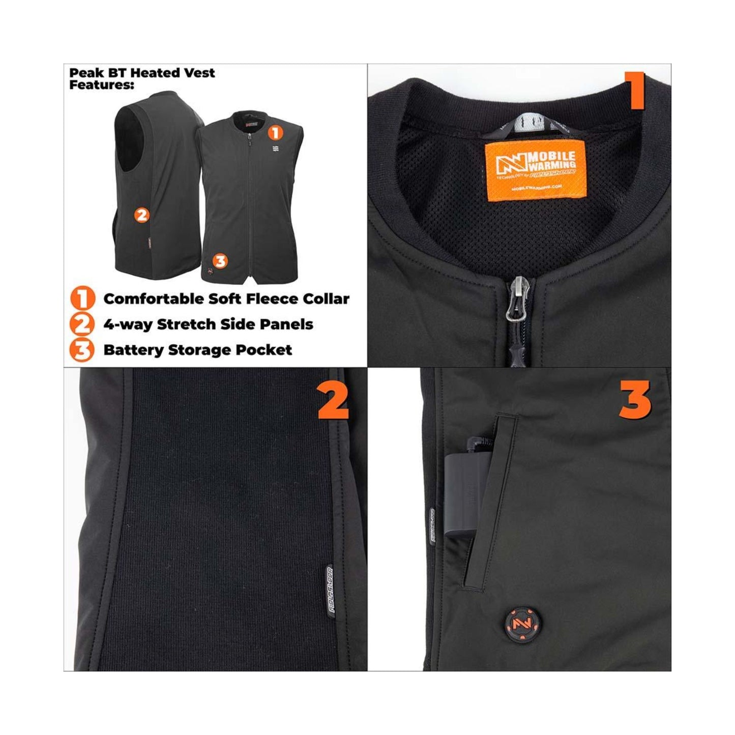 PEAK HEATED VEST - UNISEX