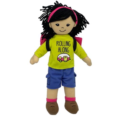 OUTDOORSY DOLL, RIVER - 12 INCHES