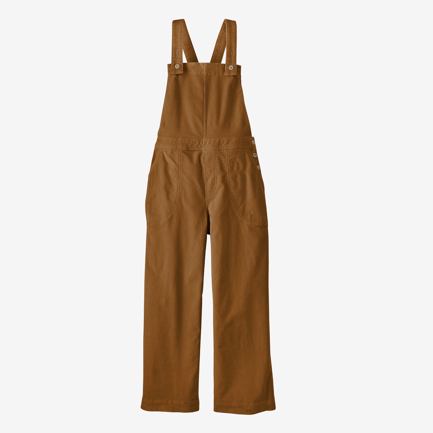 STAND UP CROPPED CORDUROY OVERALLS