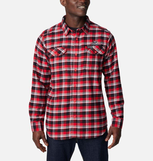 COLLEGIATE FLARE GUN FLANNEL LONG SLEEVE SHIRT