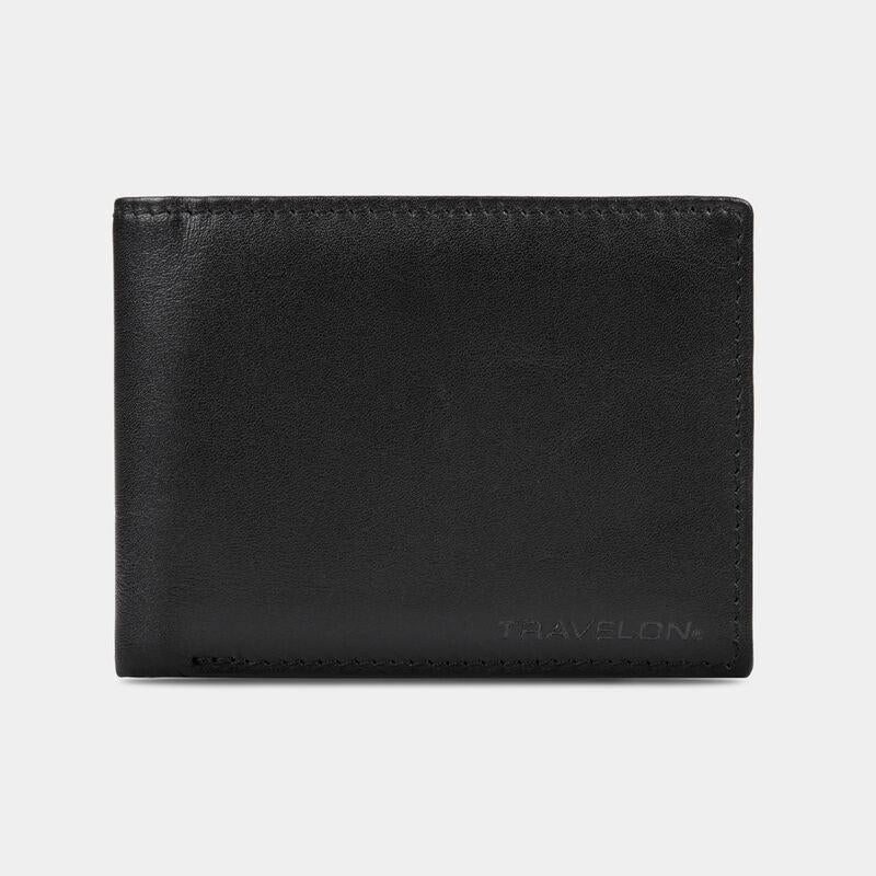 RFID BLOCKING LEATHER BILLFOLD WALLET