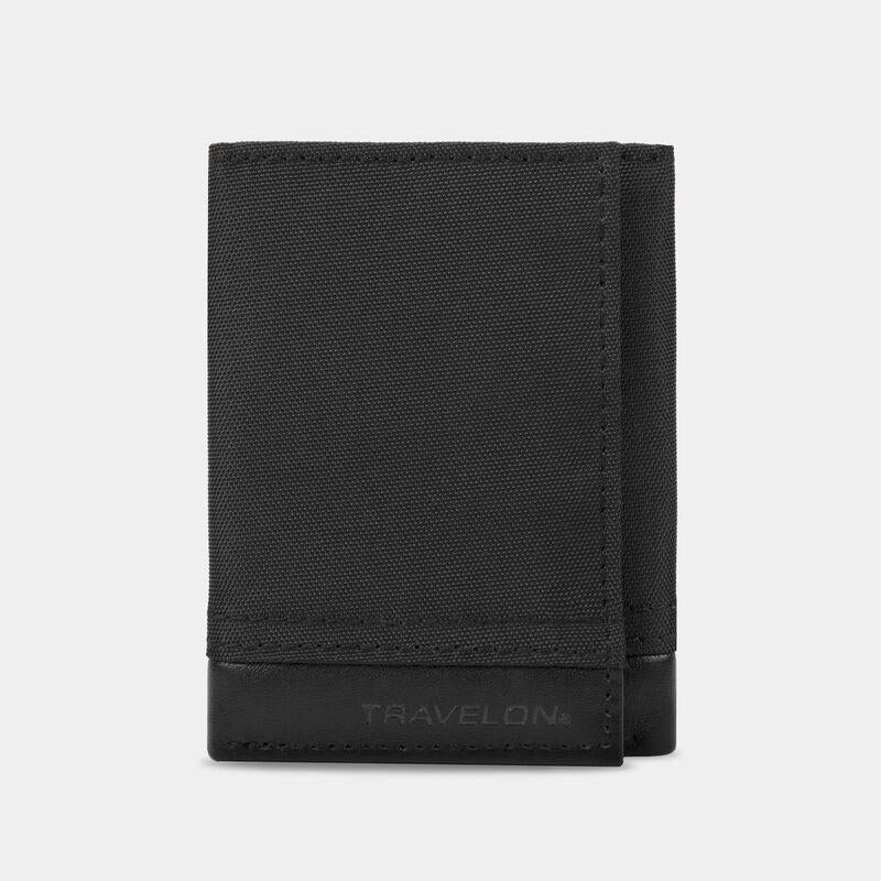 RFID BLOCKING TRIFOLD WALLET