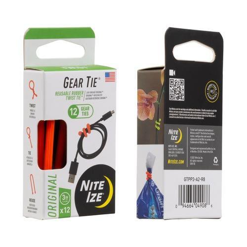 GEAR TIE PROPACK 3INCH - 12 PACK