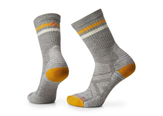 WOMENS HIKE LIGHT CUSHION TUBE STRIPE CREW SOCKS