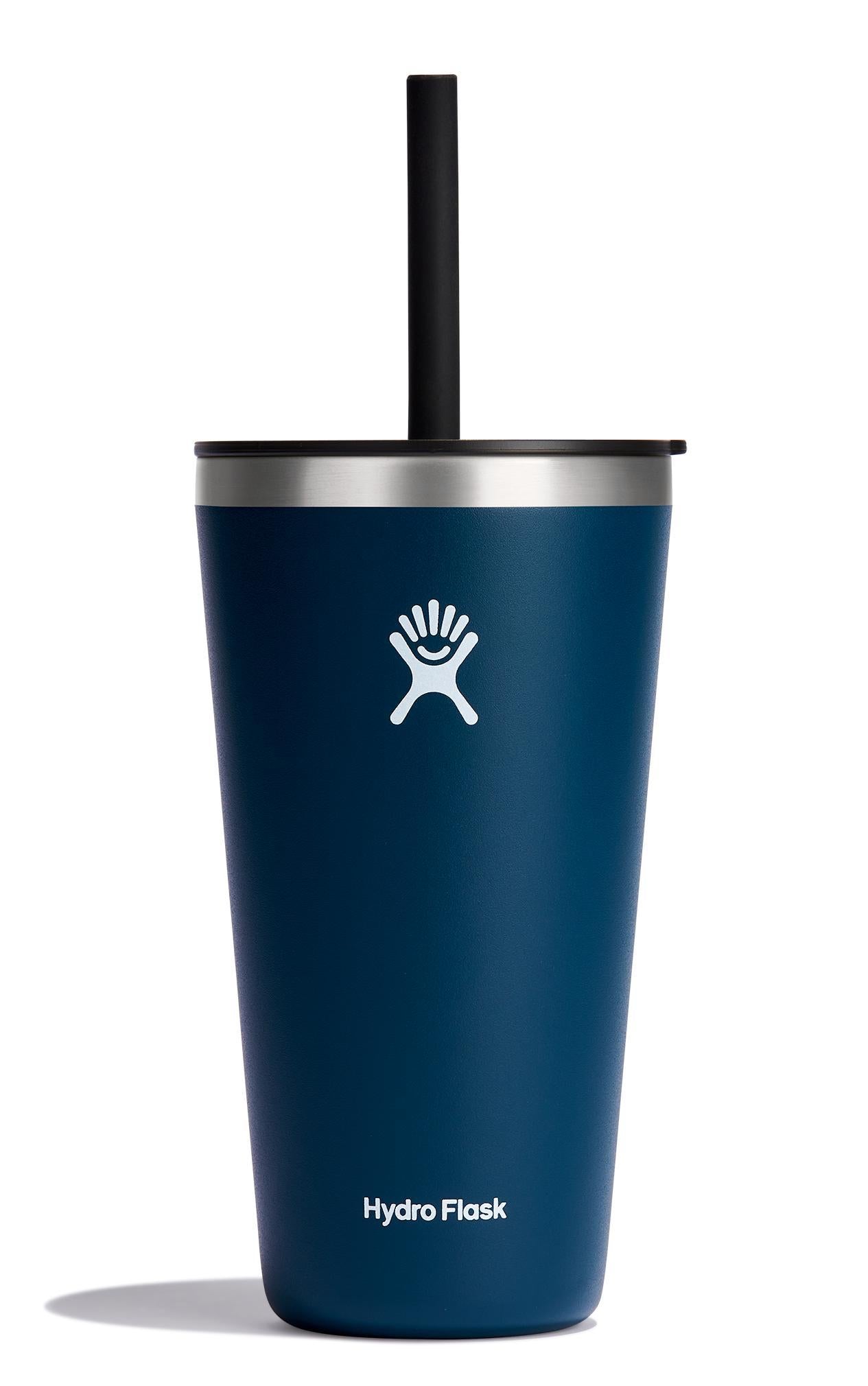 28 OZ ALL AROUND TRAVEL TUMBLER WITH STRAW LID