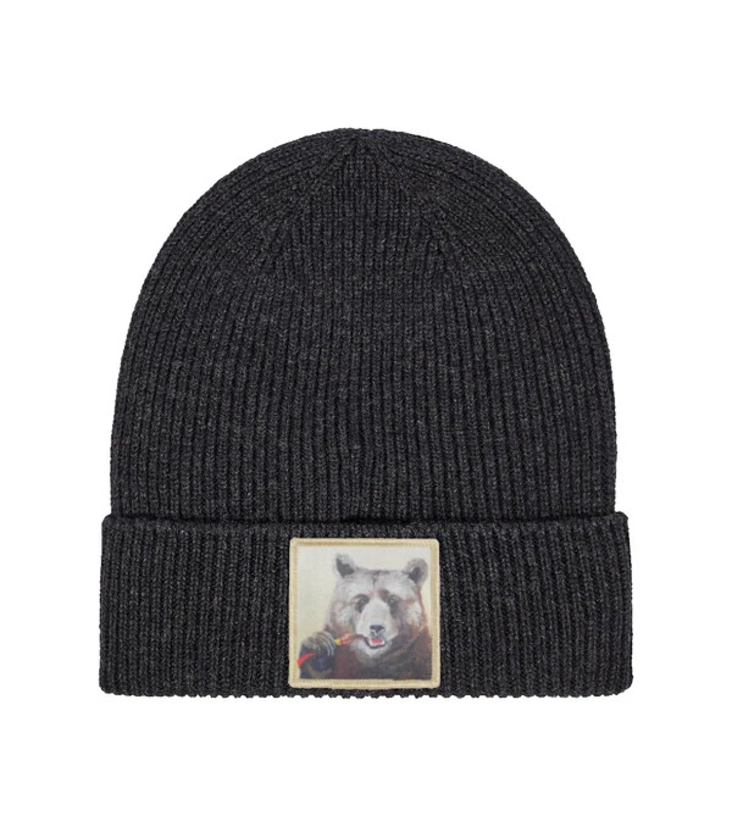 MERINA WOOL BEANIE CHARCOAL