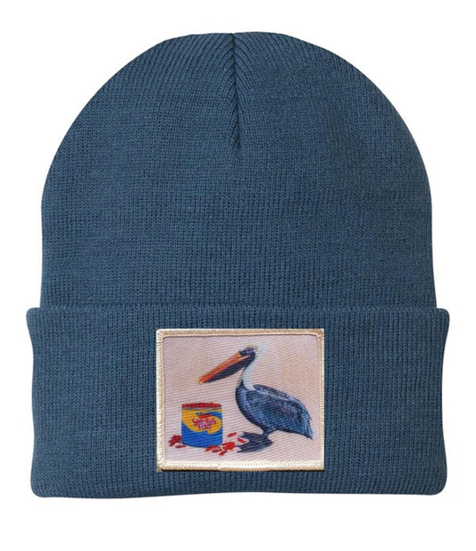 GONE FISHIN PELICAN BEANIE