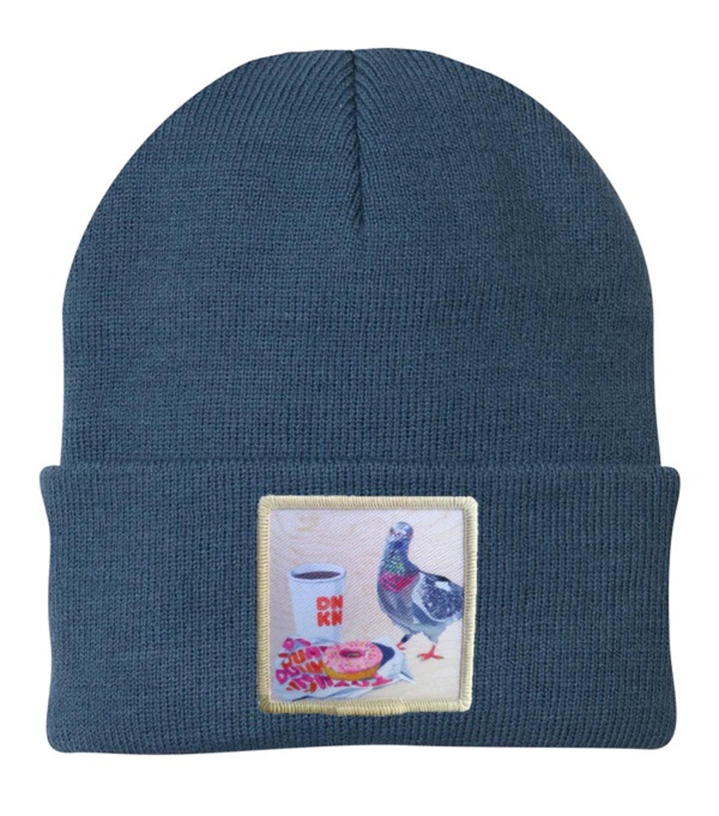 PIGEONS RUN ON DONUTS BEANIE