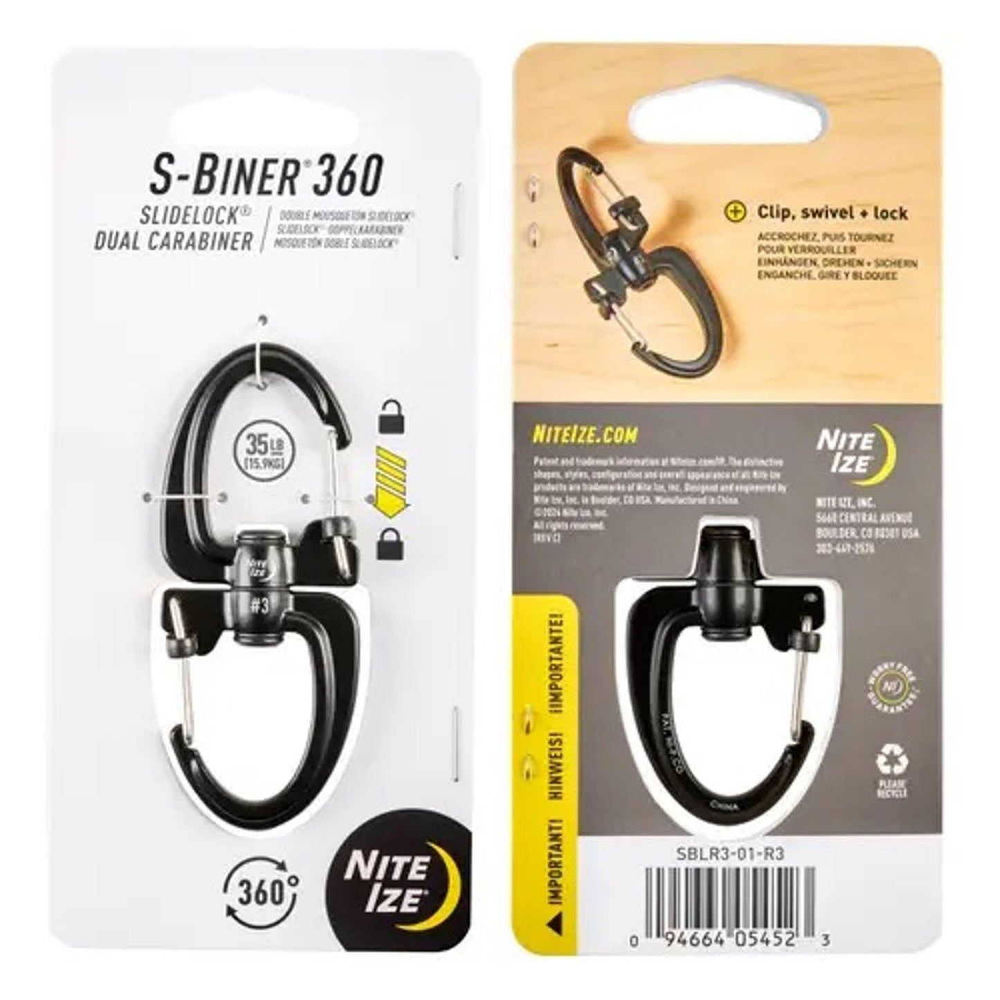 S BINER 360 CARABINER #3