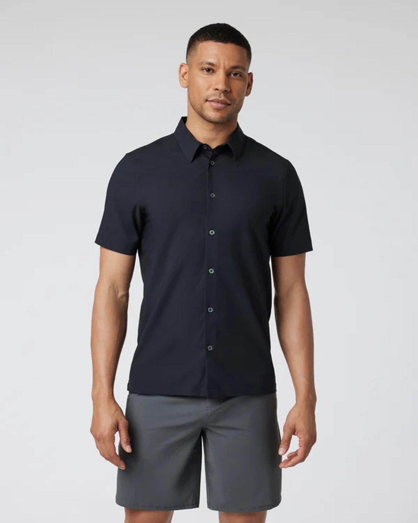 SHORT SLEEVE MANHATTAN BUTTON DOWN SHIRT