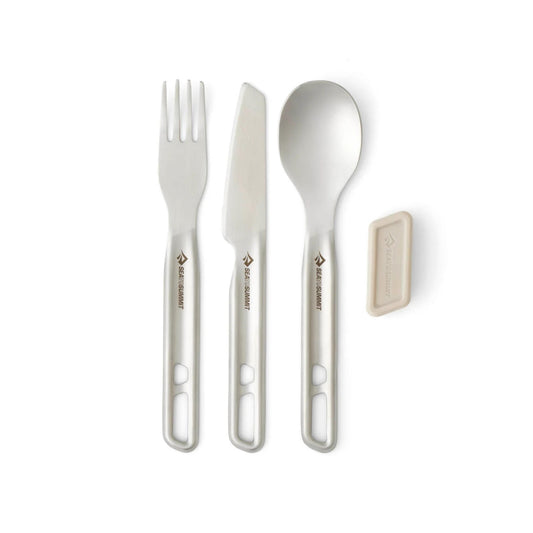 DETOUR STAINLESS STEEL CUTLERY SET - 3 PIECES