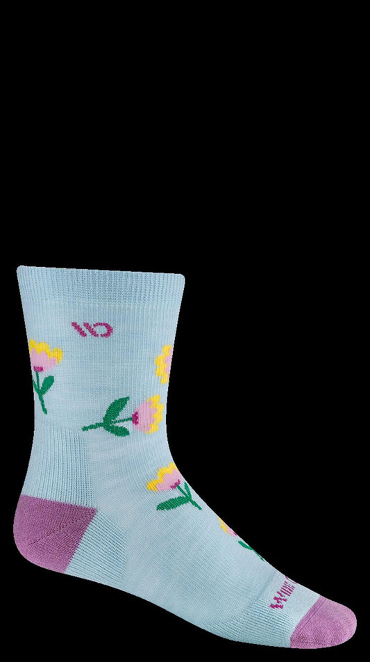 WOMENS FULL BLOOM MIDWEIGHT MICRO CREW SOCKS