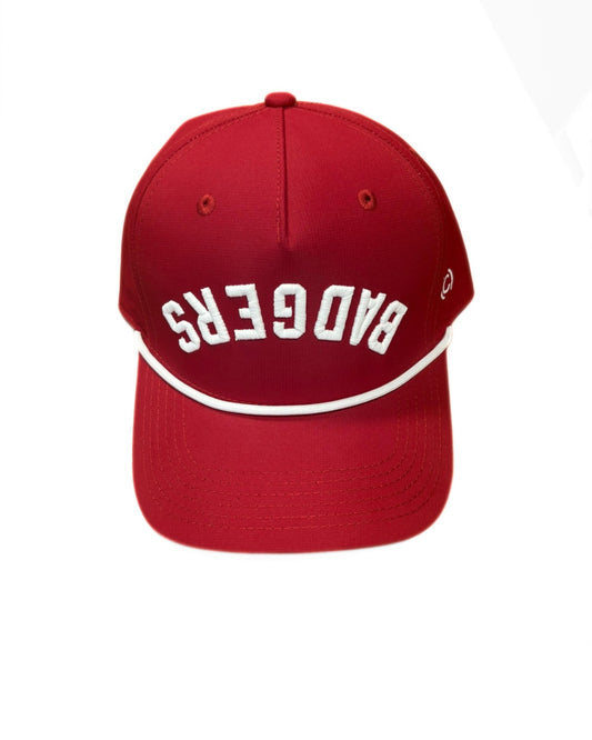 BADGERS UPSIDE DOWN ROPE HAT