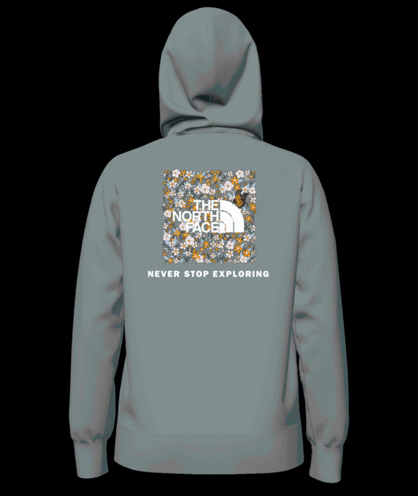 WOMENS EVOLUTION FLORAL BOX NSE HOODIE - GRAPHIC