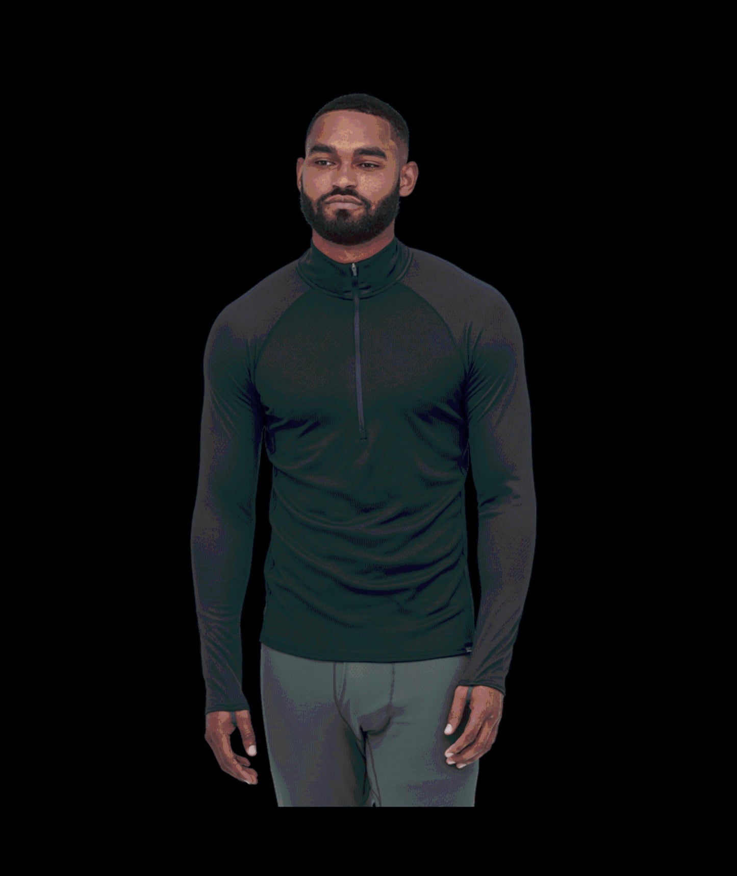 MENS CAP MIDWEIGHT ZIP NECK