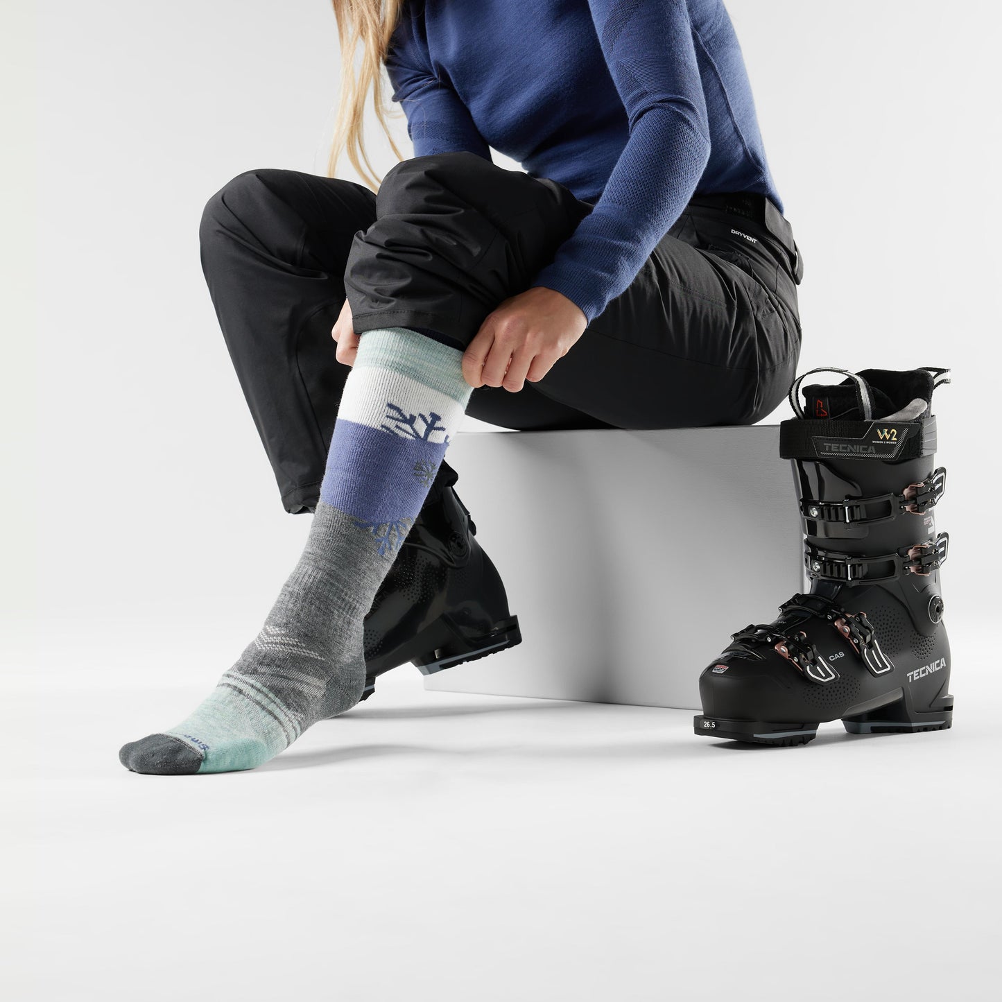 WOMENS SKI FULL CUSHION SNOWPOCALYSE OTC SOCKS