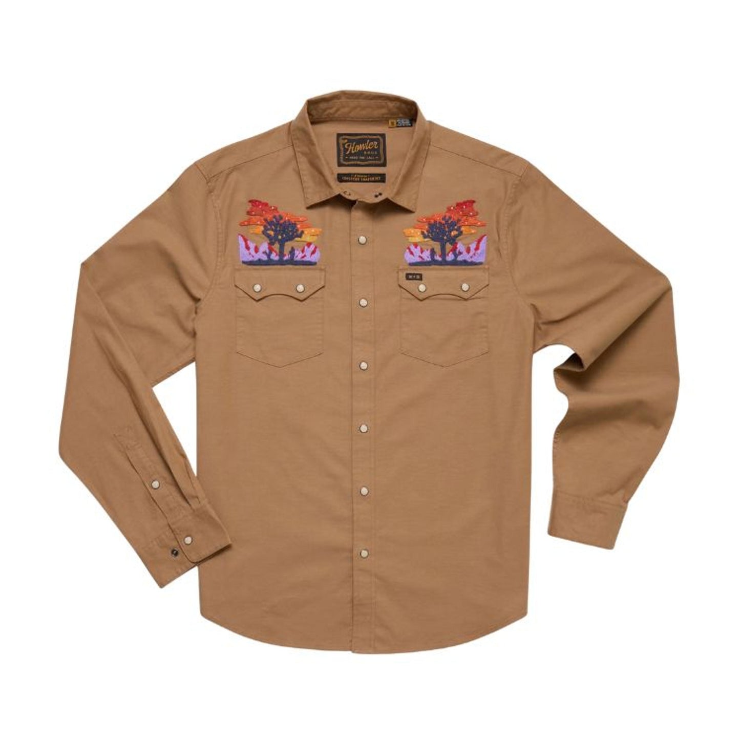 CROSSCUT DELUXE LONG SLEEVE SNAPSHIRT