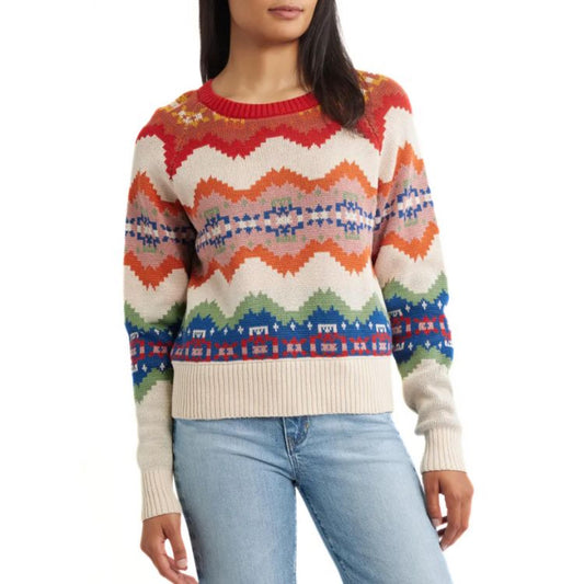 RAGLAN COTTON GRAPHIC SWEATER