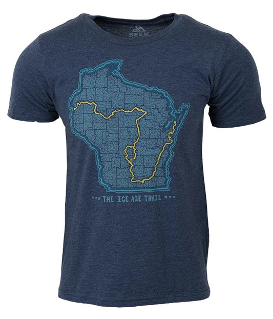 ICE AGE TRAIL MAP T-SHIRT