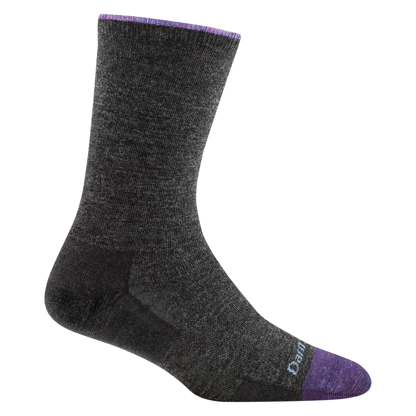 SOLID BASIC CREW LIGHTWEIGHT NO CUSION LIFESTYLE SOCKS - WOMENS