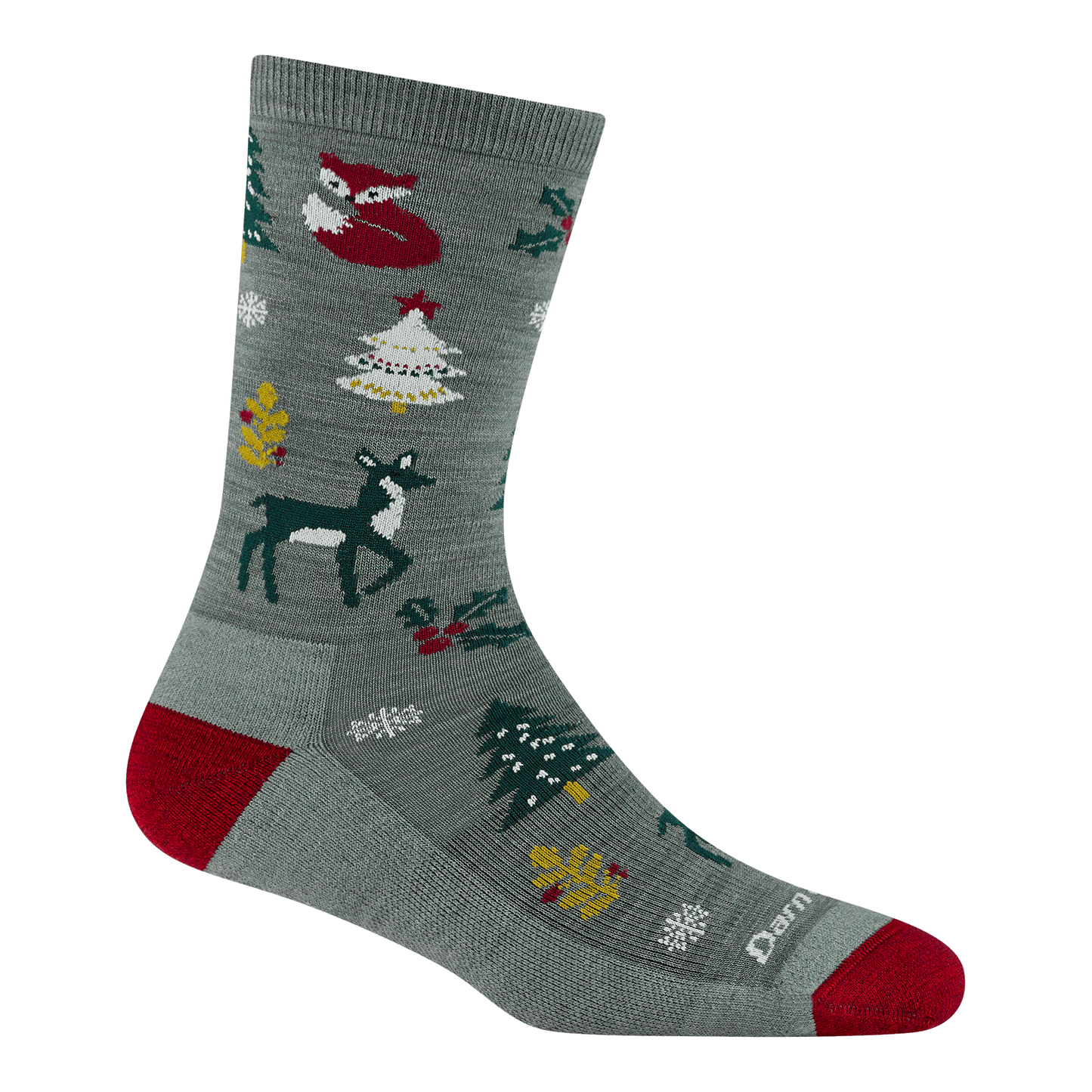 WOMENS YULETIDE WILD CREW LIGHTWEIGHT CUSHION LIFESTYLE SOCKS