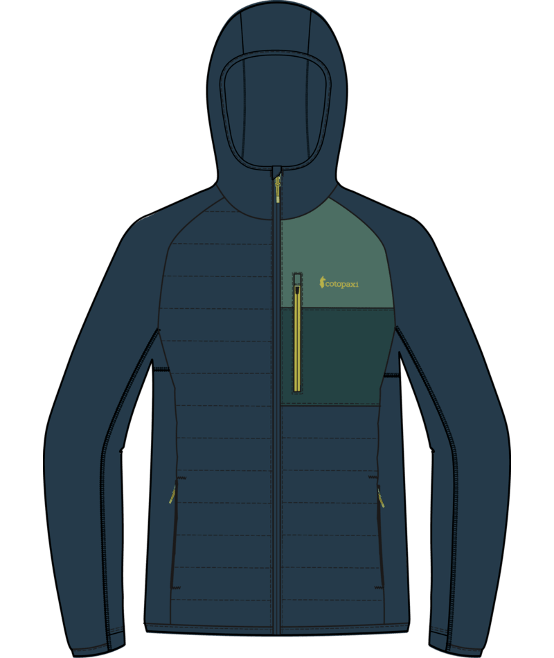 ACODO HYBRID HOODED JACKET - MENS
