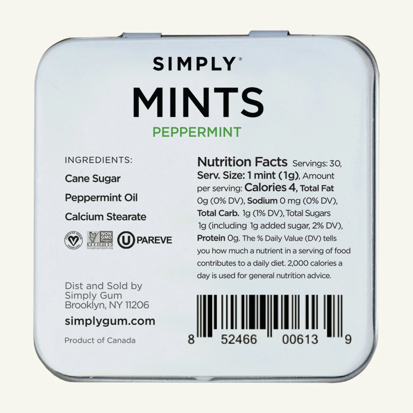 SIMPLY MINTS - PEPPERMINT