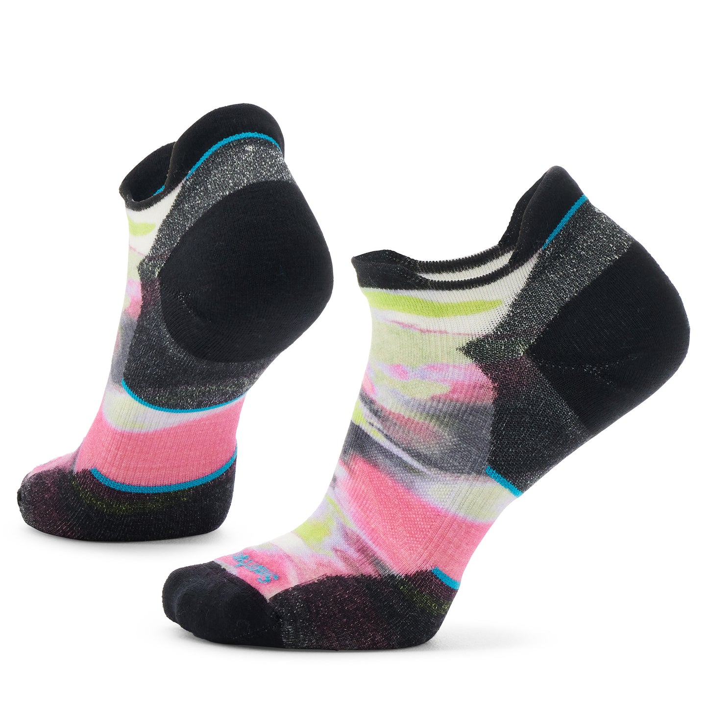 RUN TARGETED CUSHION BRUSHED PRINT LOW ANKLE SOCKS - WOMEN'S