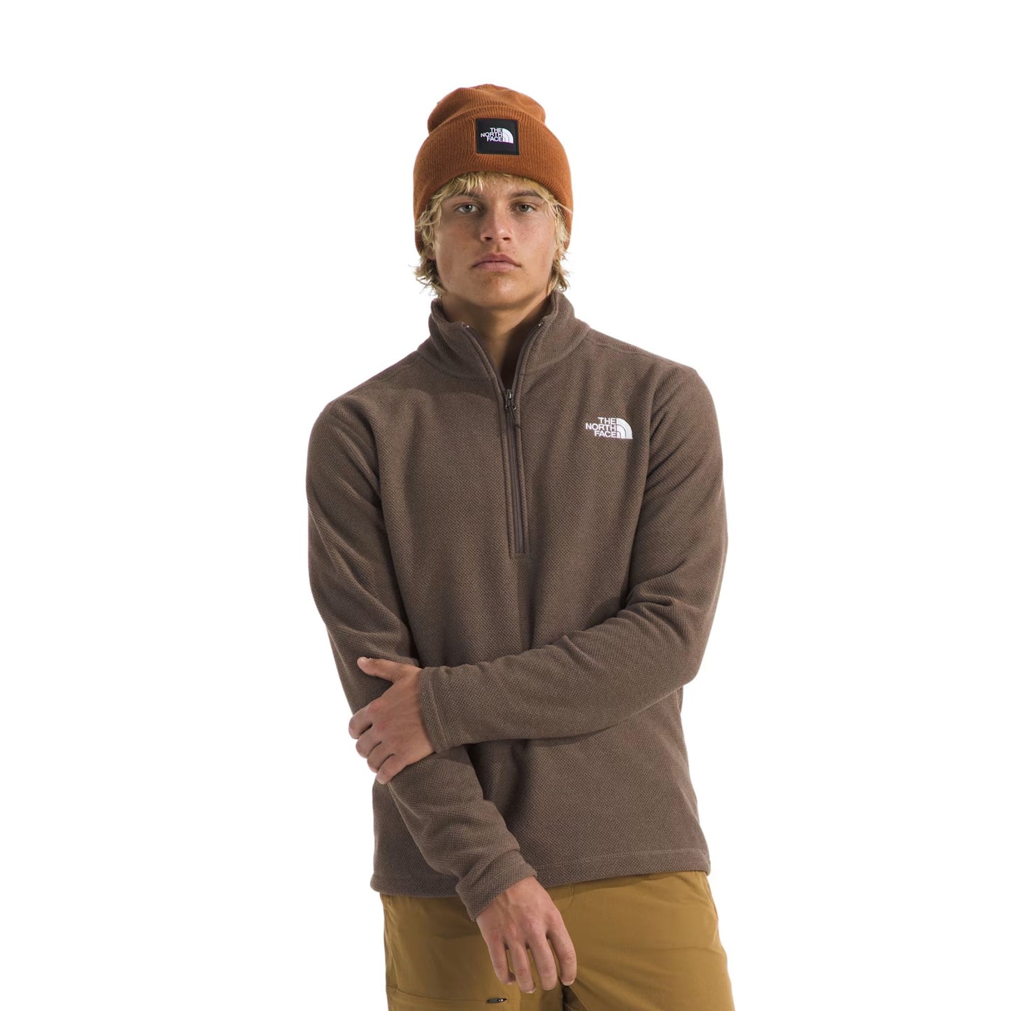 MENS TEXTURED CAP ROCK 1/4 ZIP