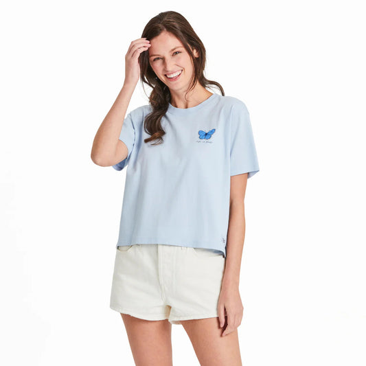 WS RELAXED PURE MAGIC BUTTERFLIES SHIRT