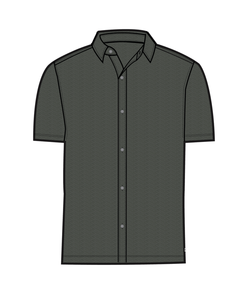 SHORT SLEEVE PONTO BUTTON DOWN SHIRT