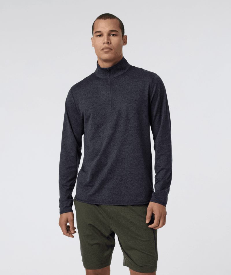 PONTO 1/2 ZIP MOCK NECK