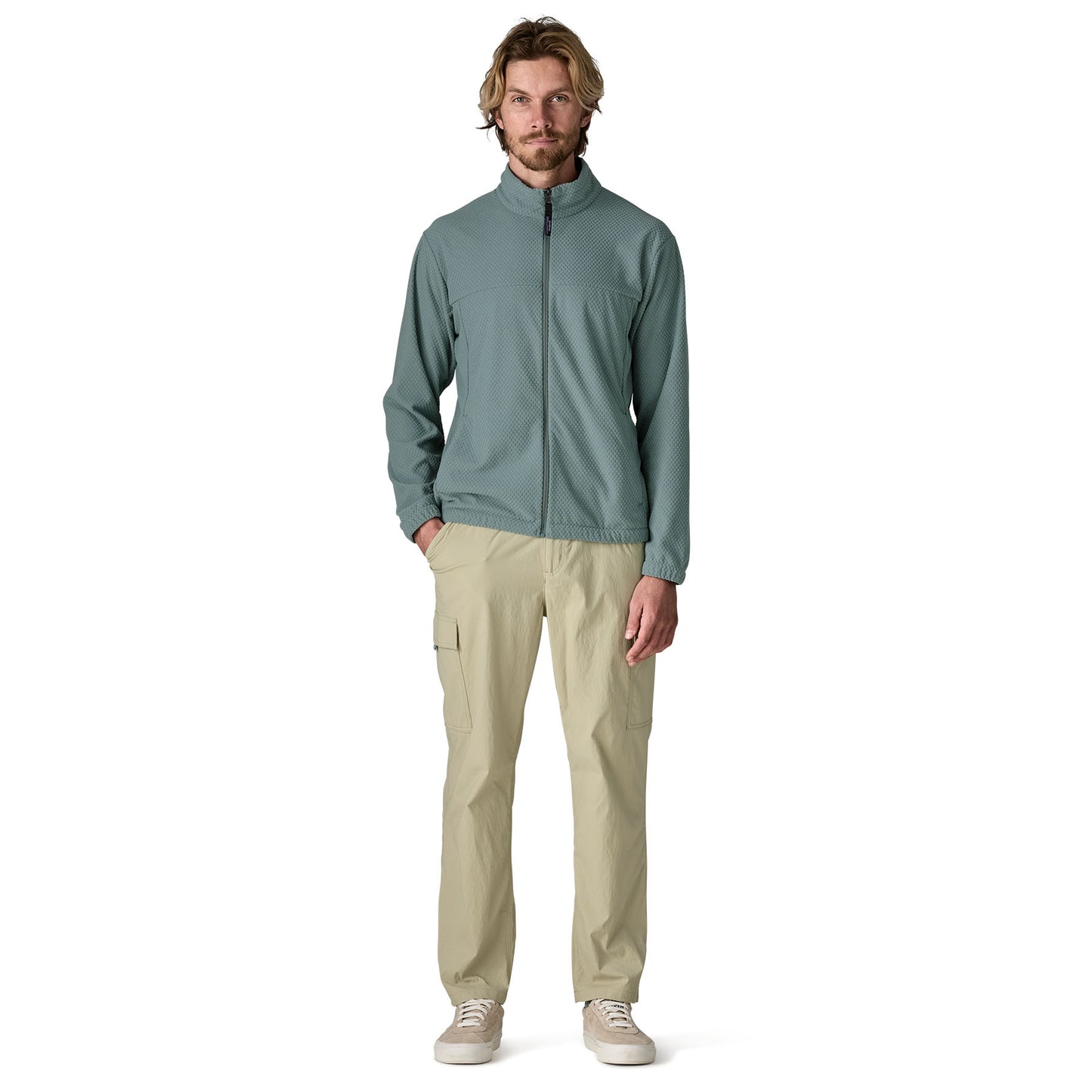 MENS TEXTURED FLEECE JACKET
