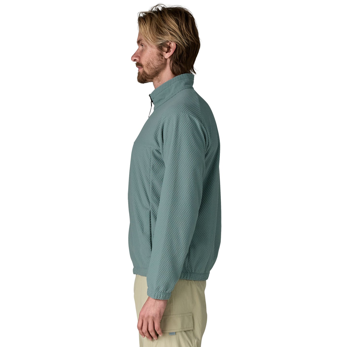 MENS TEXTURED FLEECE JACKET
