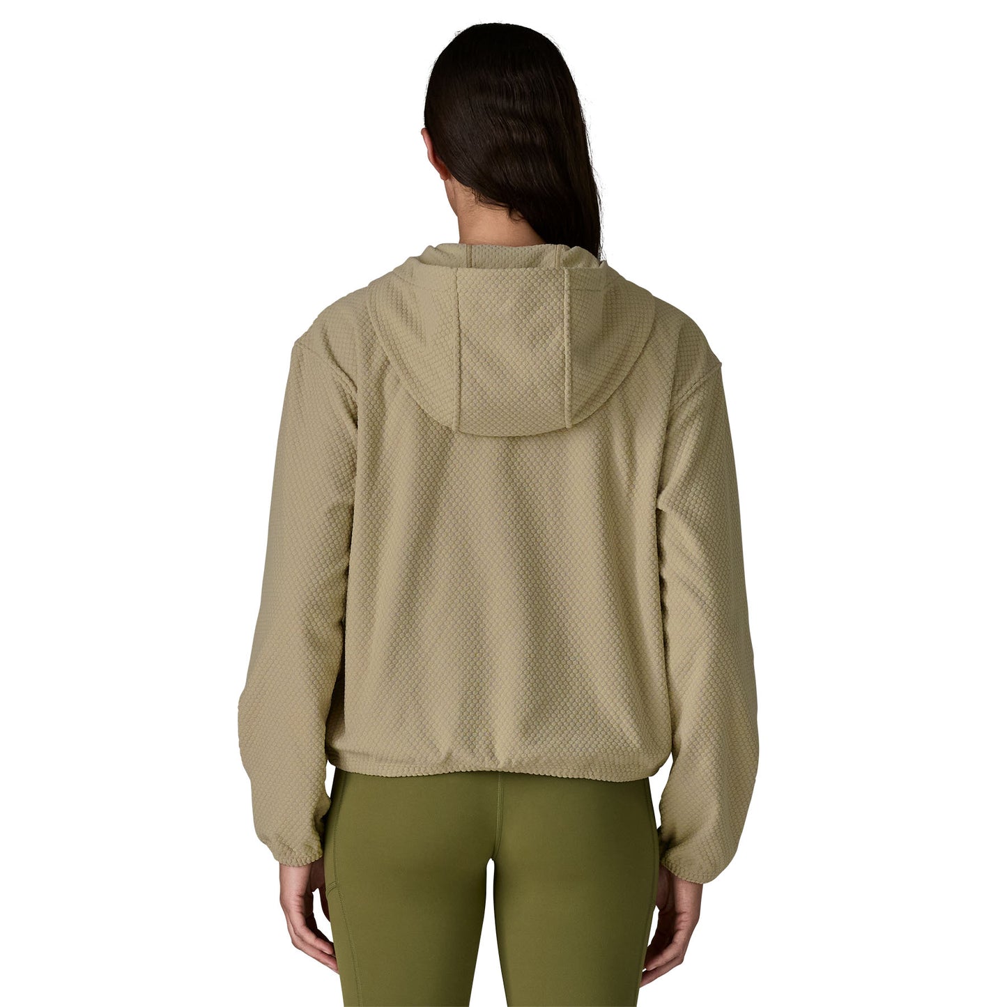 WOMENS TEXTURED FLEECE HOODY