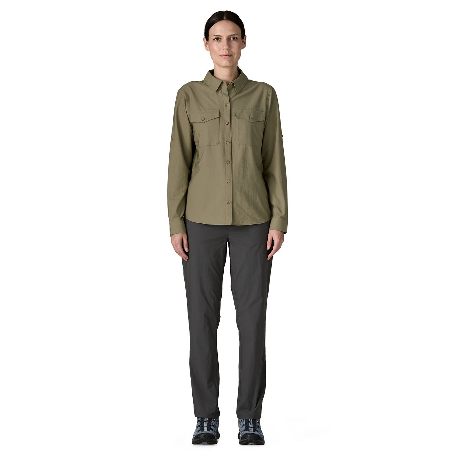 WOMENS LONG SLEEVE SELF GUIDED SUN SHIRT