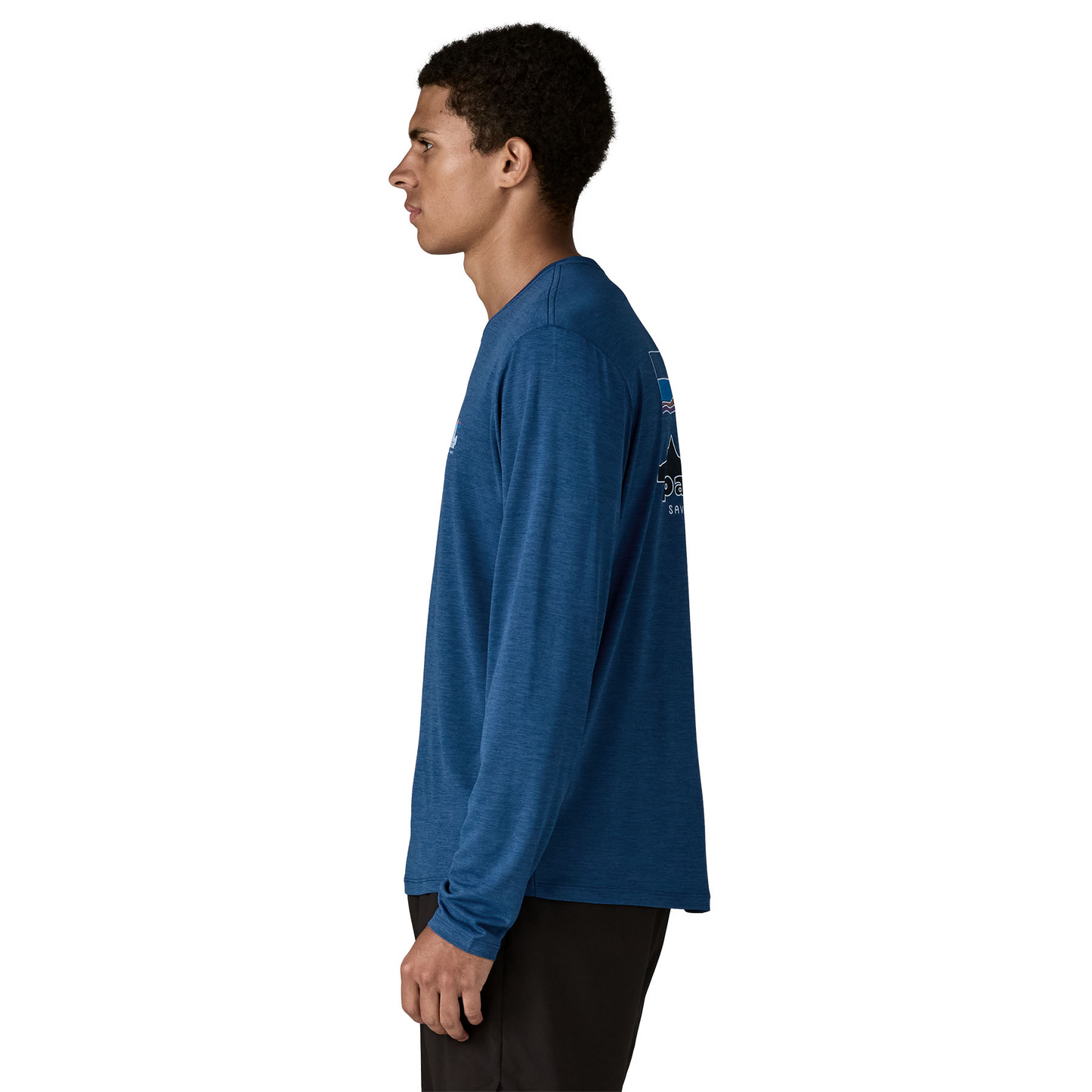 MENS LONG SLEEVE CAPILENE DAILY SHIRT - 73 SKYLINE